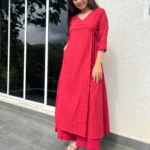 Light Maroon Angarakha Kurta