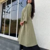 Misha Kurta in muted green with pocket