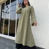 Misha Kurta in muted green with pocket