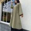 Misha Kurta in muted green with pocket