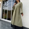 Misha Kurta in muted green with pocket