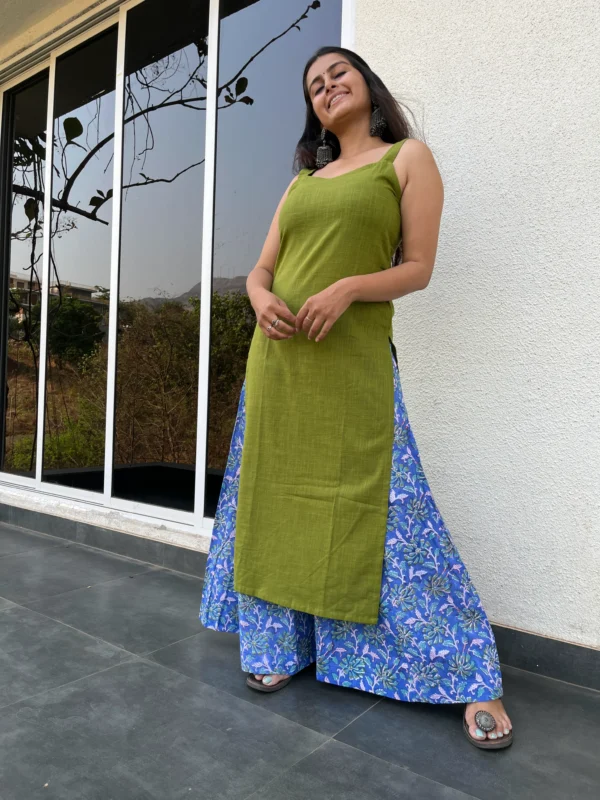 Anvi Kurta with Kalamkari Palazzo