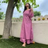 Maayaa Suit set in Mauve