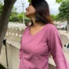 Maayaa Suit set in Mauve
