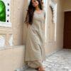 Stuti kurta with Dhoti pant in Beige