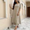 Stuti kurta with Dhoti pant in Beige
