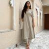 Stuti kurta with Dhoti pant in Beige