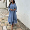 Maayaa Suit set with Dupatta in Light blue