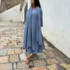 Maayaa Suit set with Dupatta in Light blue