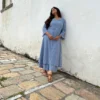 Maayaa Suit set in Light blue