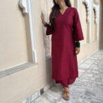 Aarzoo kurta with Dhoti pants in Red